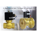 220v/24v high speed liquid gas steam solenoid control valve 1.6MPa brass material high temperature